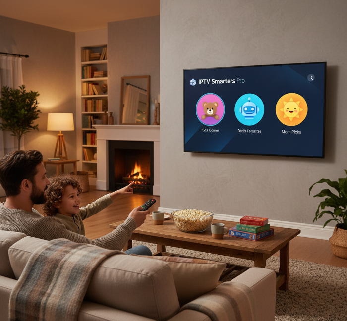 Familienabend: IPTV Smarters Pro für kinderfreundliche Kanalverwaltung und Komfort Ein entspannter Familienabend steht an – doch wie sorgt man dafür, dass nur passende Inhalte auf dem LG Smart TV landen? IPTV Smarters Pro hat da ein paar clevere Tricks auf Lager.